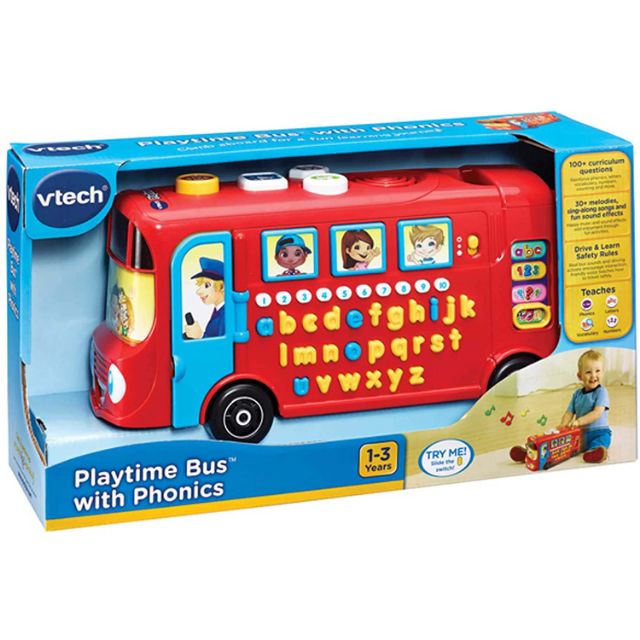 Vtech Playtime Bus With Phonics | Shopee Malaysia