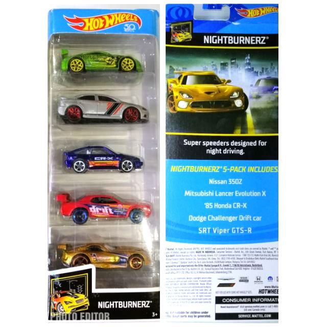 hot wheels 2019 5 pack