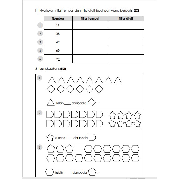 Buy MODUL PBD MATEMATIK TAHUN 1 (PRINTABLES)  SeeTracker Malaysia