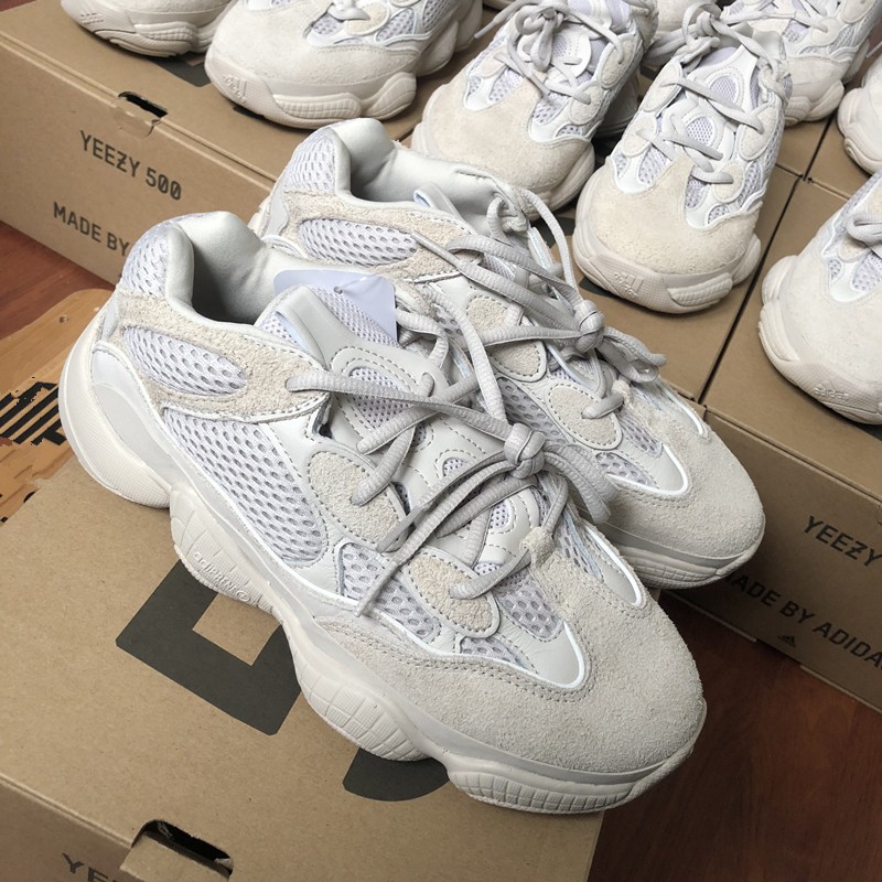 Adidas Yeezy 500 Blush On Feet Sneaker Review ViLOOK