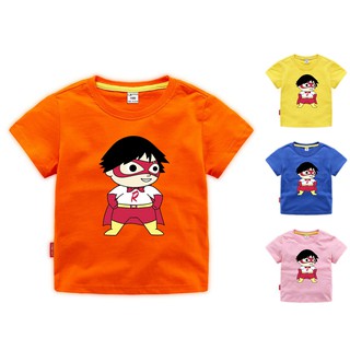 Kids T Shirt Cartoon Ryan Toys Review Pattern Cute And Lovely Girls And Boys Shopee Malaysia - kids boys girls roblox ryan cartoon short sleeve t shirt tee