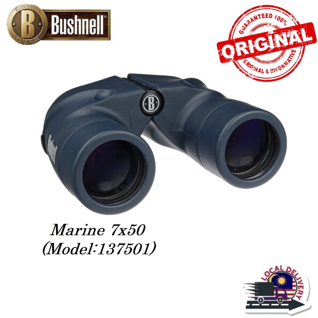 Bushnell 7x50 Marine Binoculars Model137501(Blue)(Ready Stock