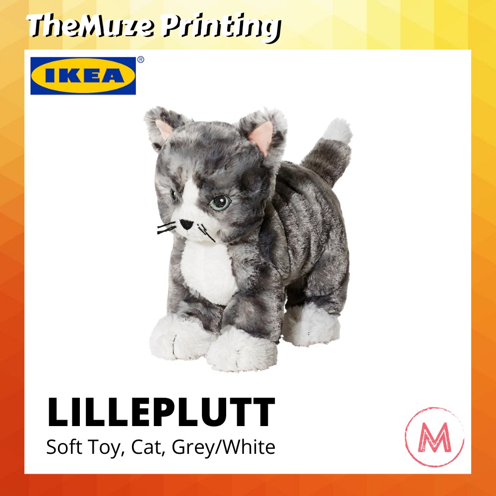 ikea stuffed cat