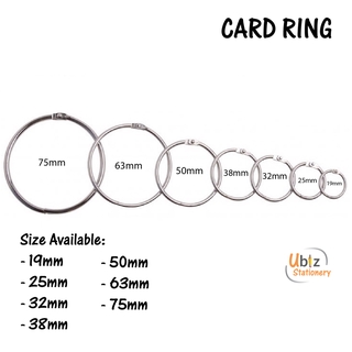 Card Ring Paper Book Rings Binding Ring Binder Ring Key Ring - 1 pc