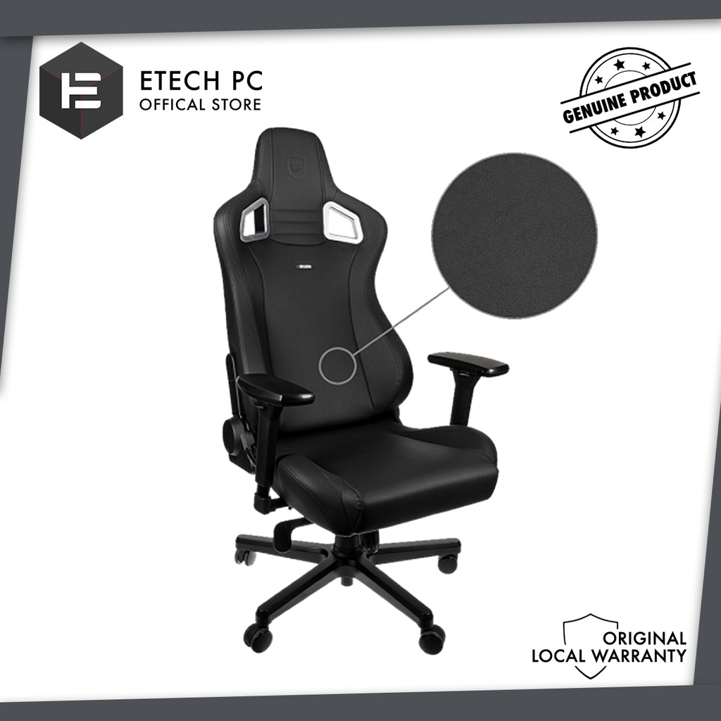 NOBLECHAIRS EPIC GAMING CHAIR BLACK EDITION Shopee Malaysia