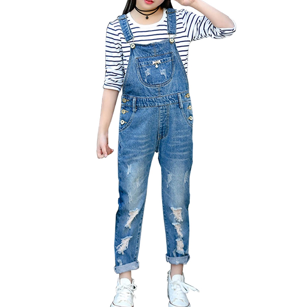 kids denim jumpsuit