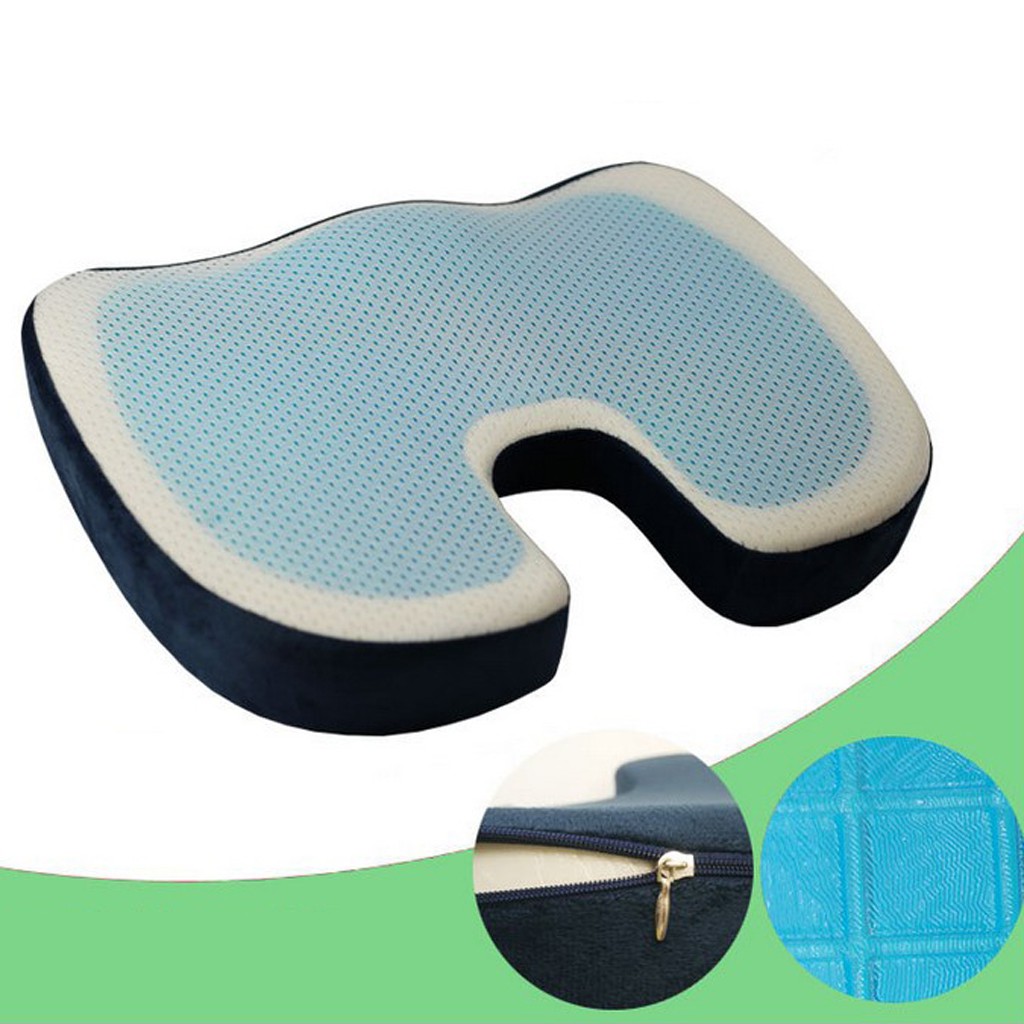 [HOMYLcfMY] Seat Cushion Car Chair Back Pain Comfort