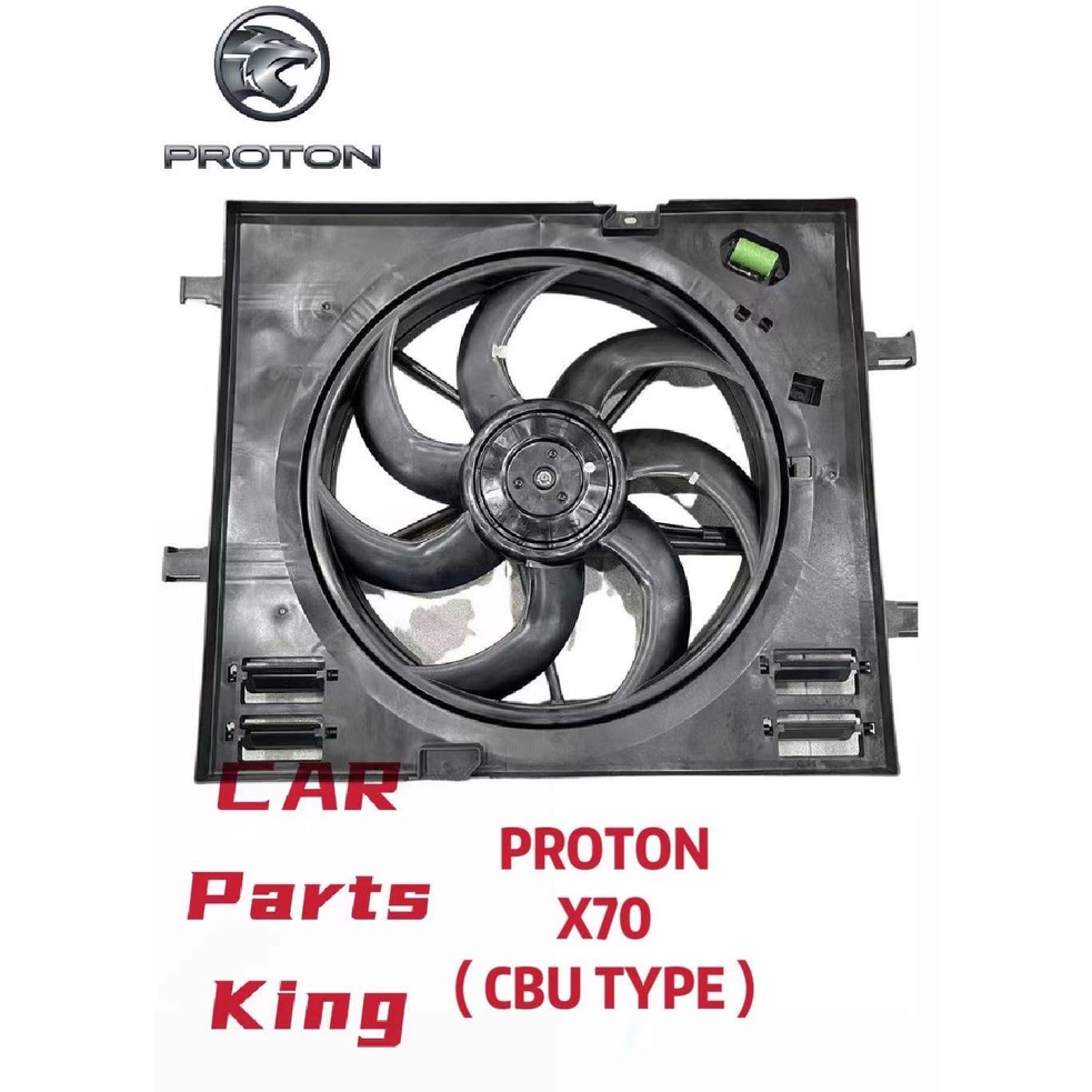 PROTON X70 CBU TYPE FAN MOTOR SET WITH FAN MOTOR , FAN BLADE , FAN