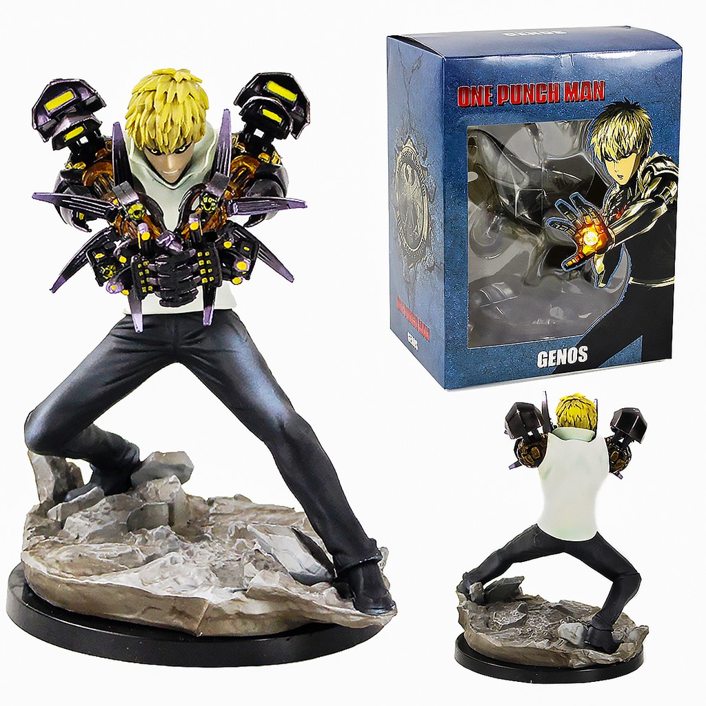 Anime Figures 15cm One Punch Man Genos Cartoon Pvc Figure Model Toys Gift Doll Shopee Malaysia - genos cape roblox