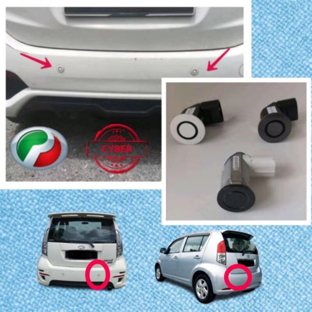 Perodua Myvi Rear Reverse Sensor #Rear Reverse Eye | BeeCost