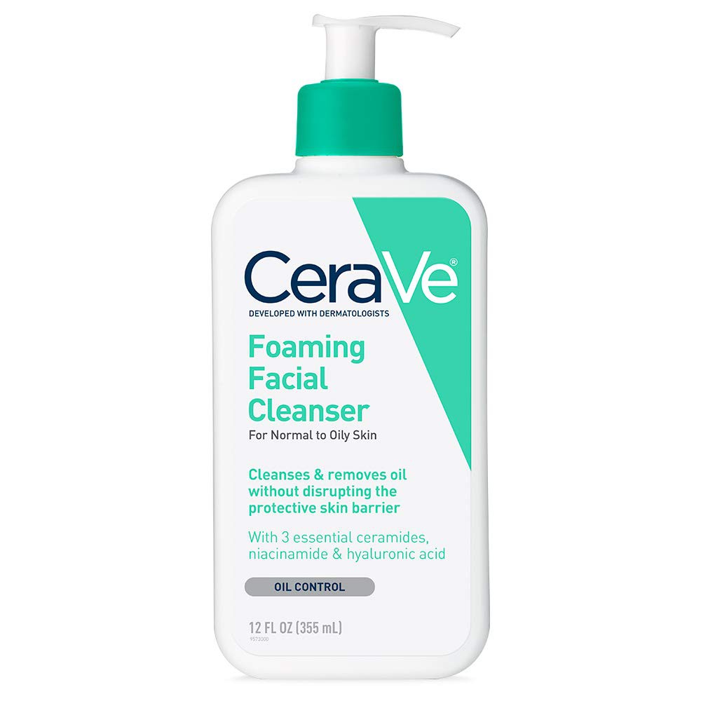 cerave foaming facial cleanser shopee