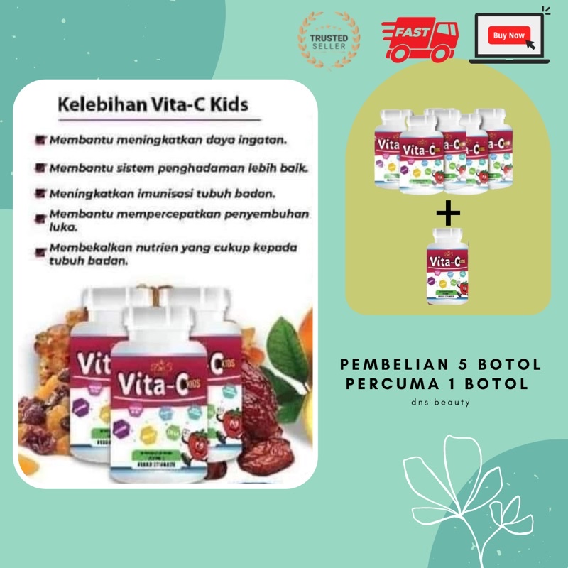 Vitamin C Kanak Kanak Untuk Minda Serbuk Powder Shopee Malaysia