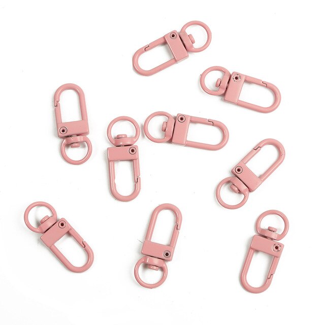 shopee: Metal Key Rings Lobster Clasp Connector For Bag Belt Dog Chains DIY Jewelry Making Findings (0:5:colour:pink;:::)