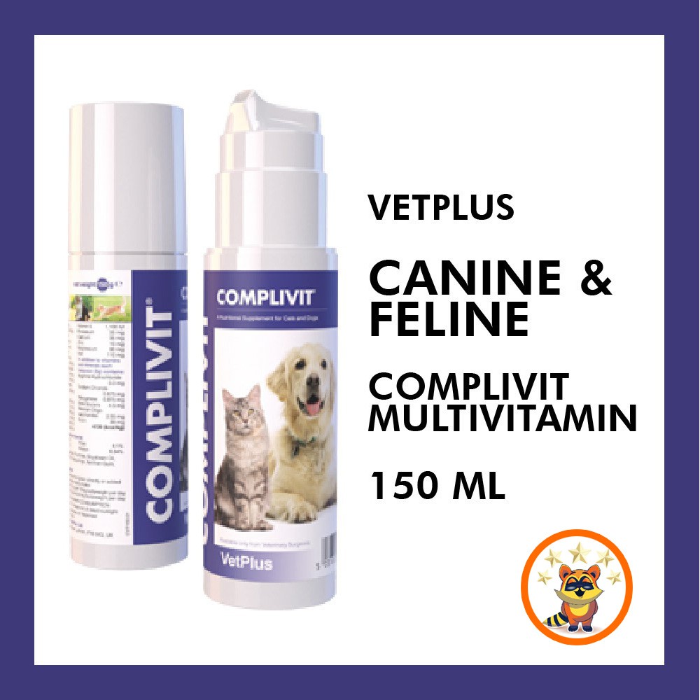 Buy VetPlus COMPLIVIT® Multivitamin Feline Cat Kucing u0026 Canine Dog 