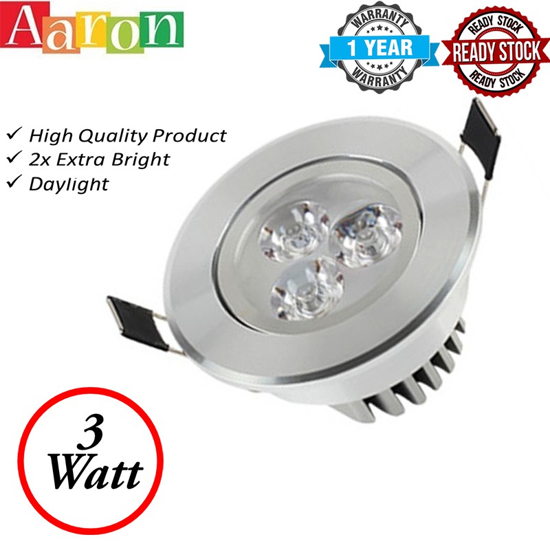 3W LED eyeball ceiling light series with LED driver (Warm White ...