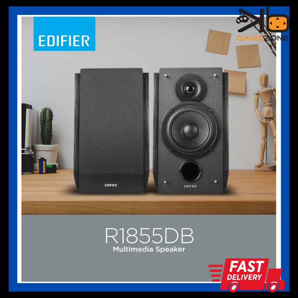 (Premium Sound) Edifier R1855DB Active 2.0 Bluetooth Bookshelf Speaker