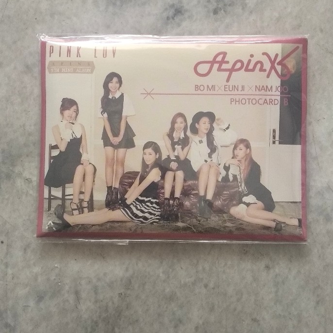 OFFICIAL APINK PINK LUV PHOTOCARD SET B VERSION MERCHANDISE