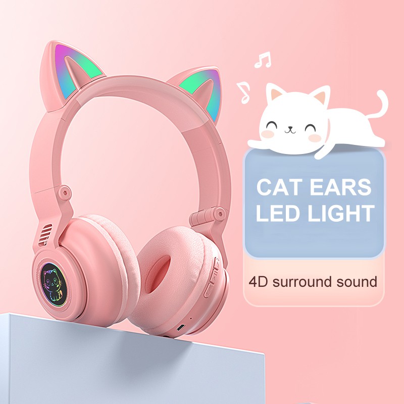 cat ear noise cancelling headphones