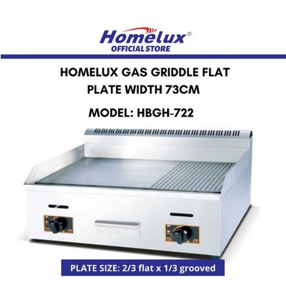 <<<Harga Gila>>>HOMELUX High Quality Commercial Gas Griddle (HBGH-722)