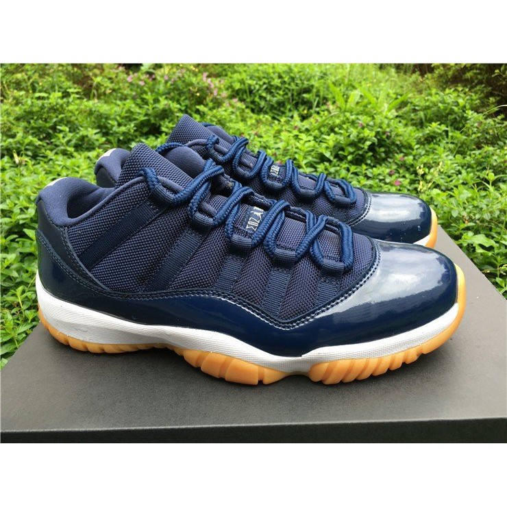 jordan 11 low navy gum
