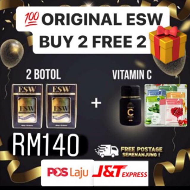 ESW EXTRA SKIN WHITE (Pencerah Muka, Pemutih Kulit, Ubat 