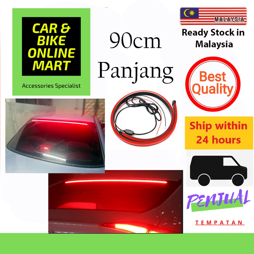 12V Universal Car LED Third Brake Light (Tail Light) Lampu LED Brake