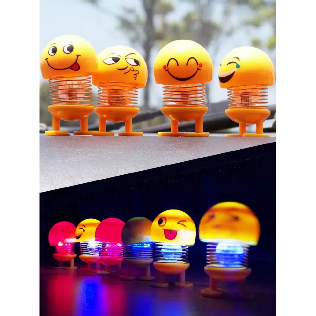 (1Kg = 422pcs) 430 Emoji Led Shaking Head Car Dashboard Emoji