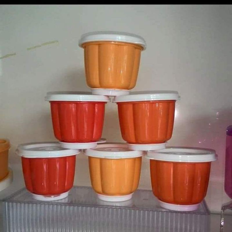 6pcs Jellette Set Jelly Pudding Mold Tupperware