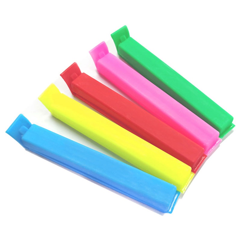 Colorful Sealing Clip Kitchen Food Storage Plastic Bag Milk Powder Grain Preservation Organization Clamp Sealer
