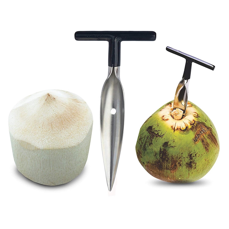 3 Pack Coconut Opener for Fresh Green Young Coconut Water