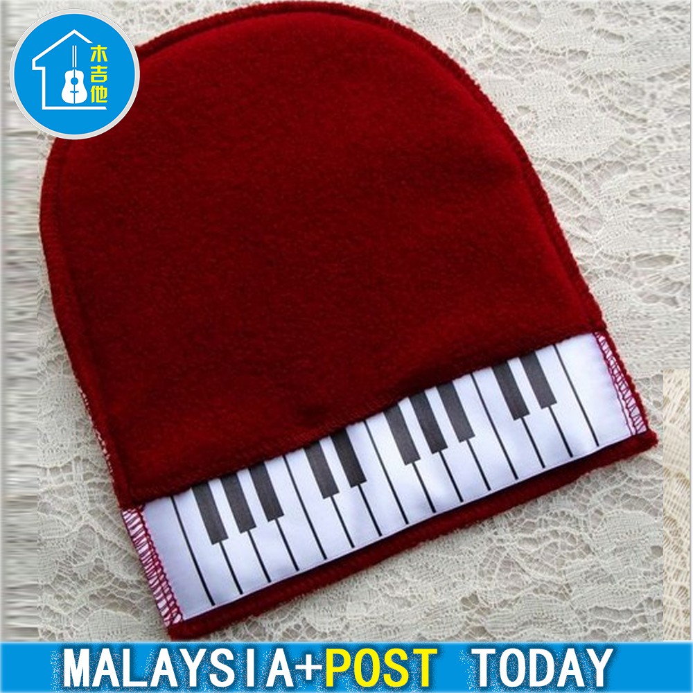 【Fast delivery】Piano Keyboard Cleaning Glove Duster Cloth for Piano Accessories Red