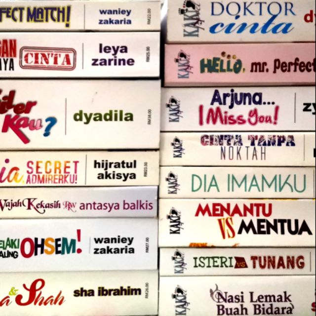 Novel Prelove Best By Kaki Novel Shopee Malaysia