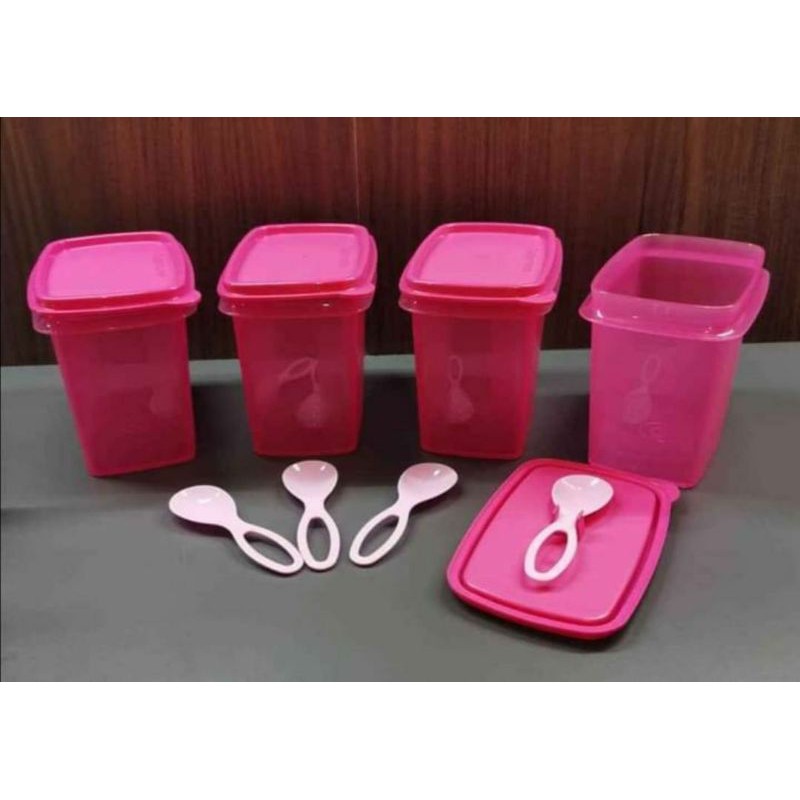 Tupperware shelf saver 840ml set of 4 ( 1 or 2 set ) | Shopee Malaysia