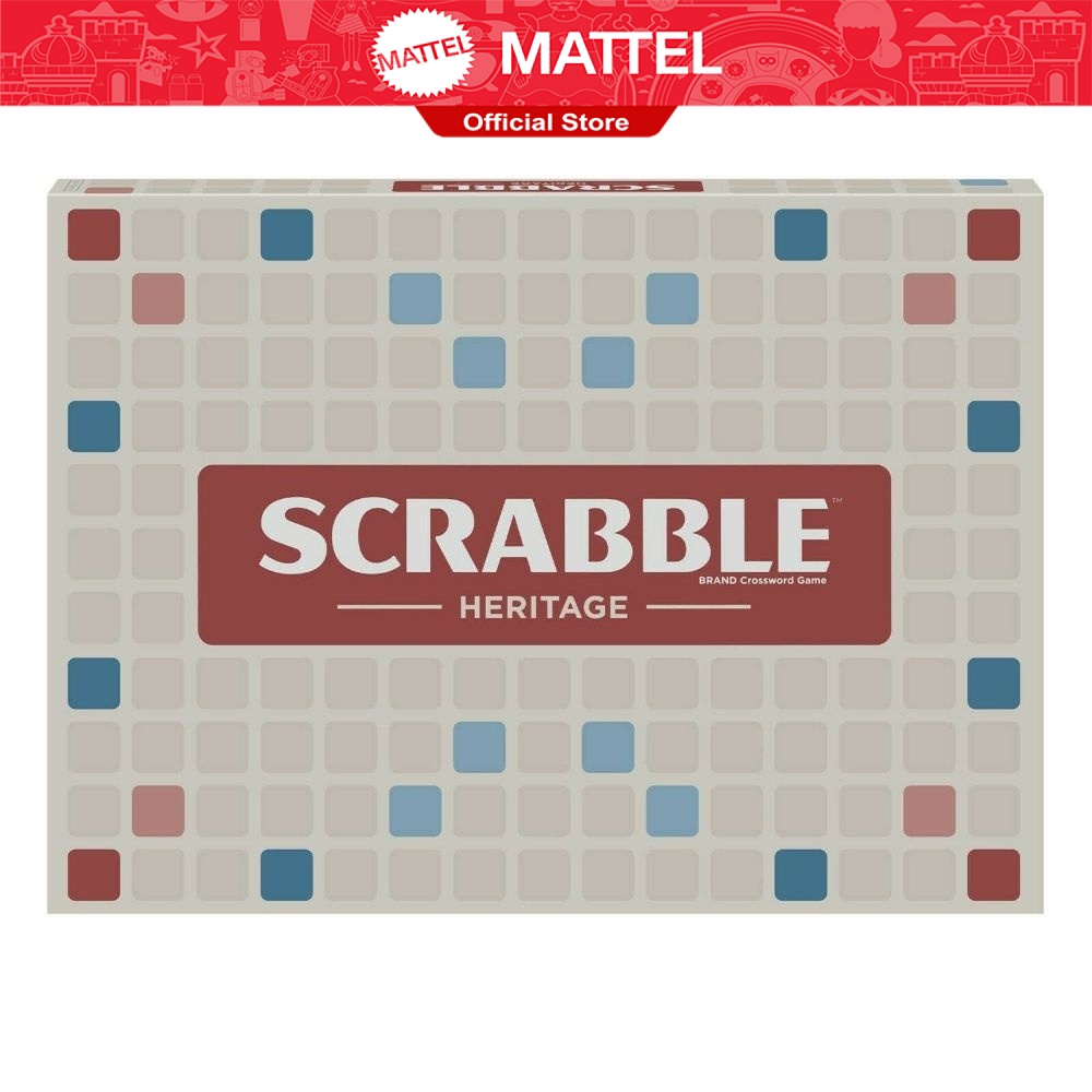 Mattel Scrabble Board Game Heritage Special Edition | Shopee Malaysia