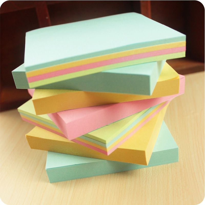 Square sticky notes 76*76mm message stickers strong sticky note N times