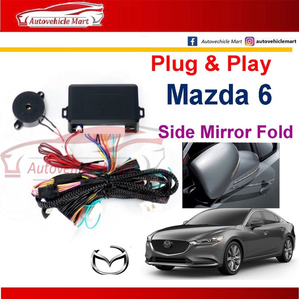 Mazda 6 20142021 (Plug and Play) Side Mirror Auto Fold System smartstar A max OEM Socket
