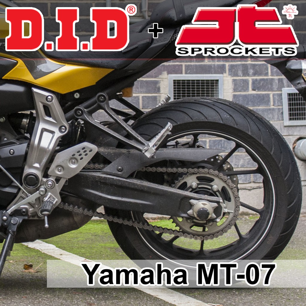 Sprocket Chain Yamaha MT07 Yamaha MT07 Full Set DID+JomThai (Gold