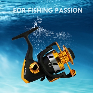 13BB Spinning Fishing Reel EK1000-7000 series Carp Fishing Reels 5.5:1 Metal 