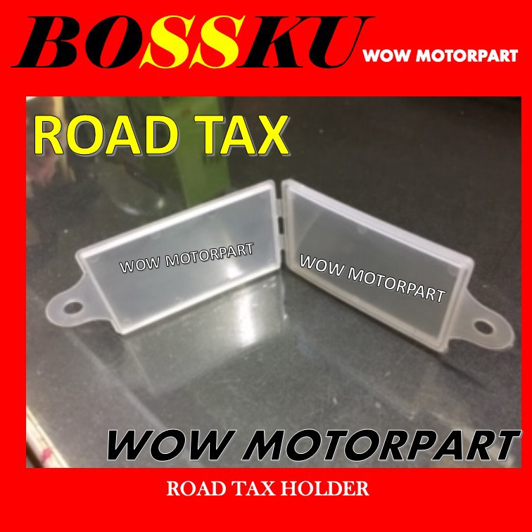 ROAD TAX HOLDER MOTORCYCLE ROAD TAX HOLDER MOTOR COVER ROAD TAX 17304