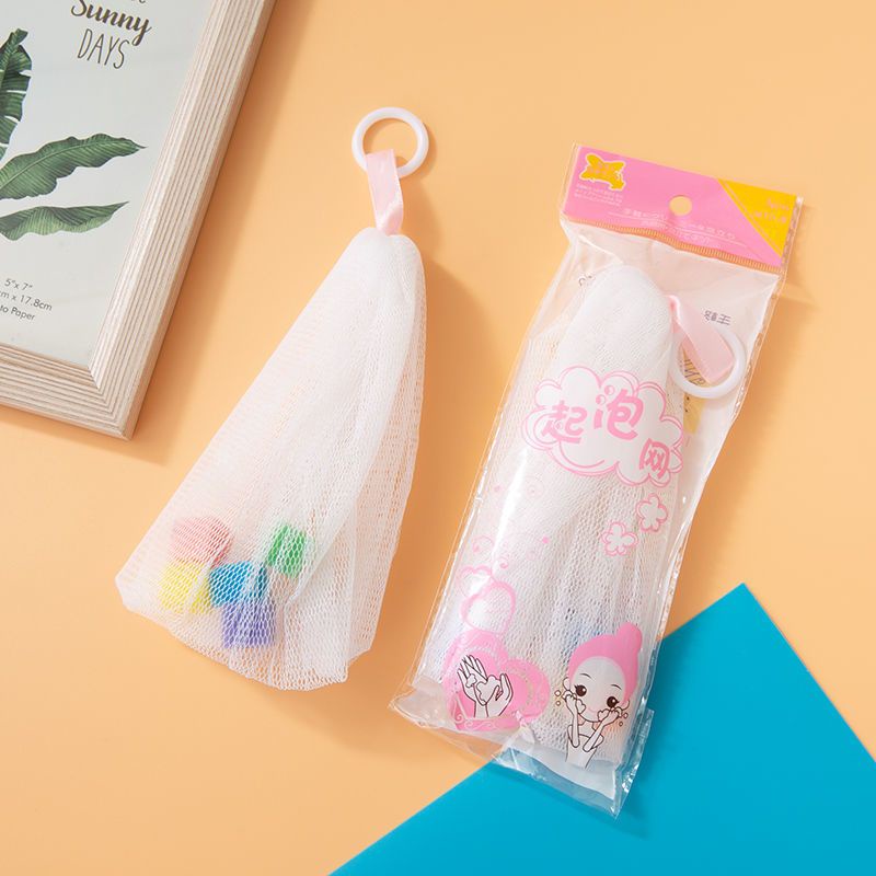 Cleansing Bubble Foam Facial Net Cleanser Shower Gel Shampoo