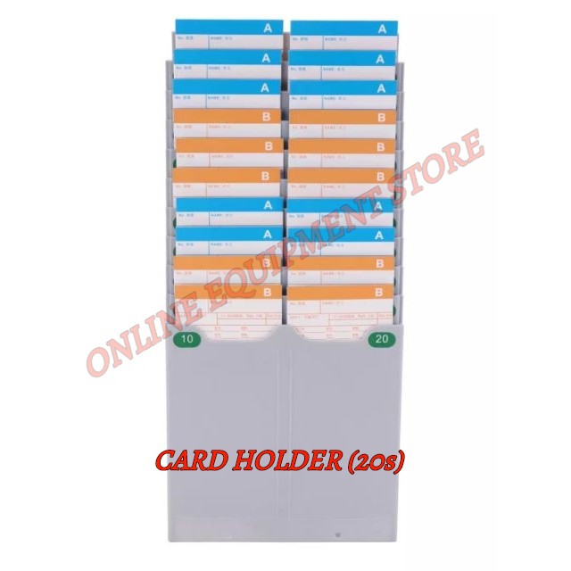 20 slots Punch Card Holder / Time Recorder Card Rack (20s) / Rak Kad