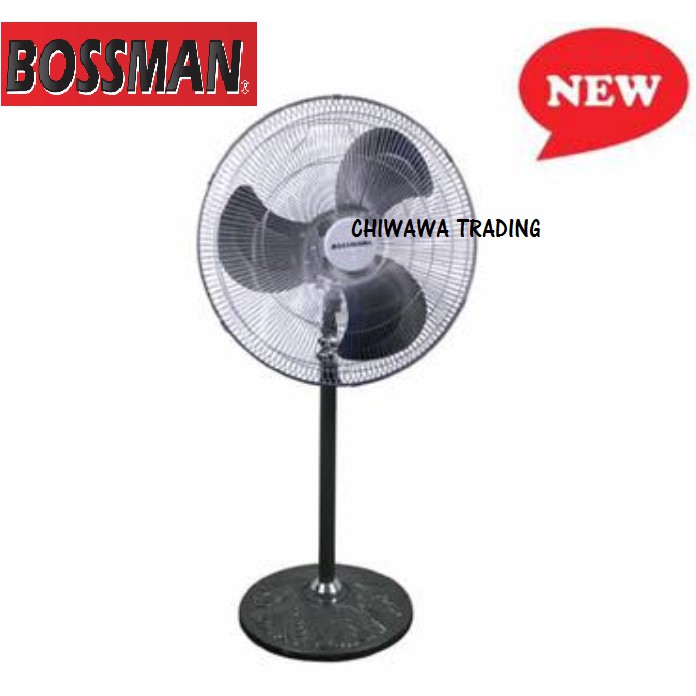 BOSSMAN BS120 20" Inch Heavy Duty High Velocity Industrial Standing Fan Durable