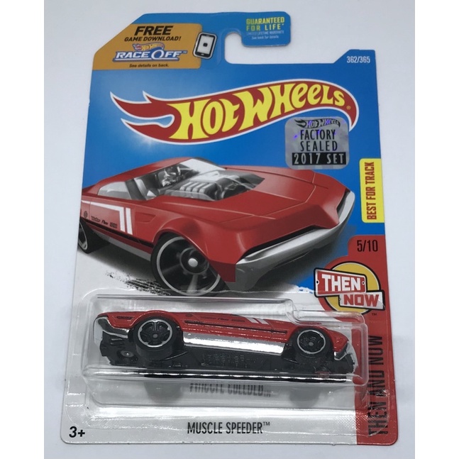 Hot Wheels Muscle Speeder (Red) (Factory Sealed 2017 Set) | Shopee Malaysia