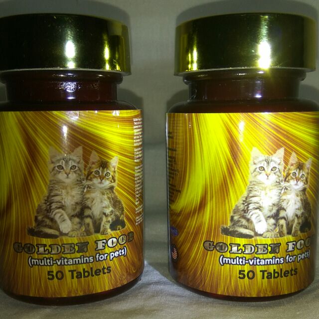Golden food vitamin kucing combo 2