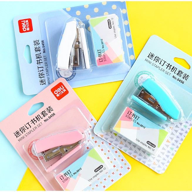 Mini Stapler Set for School Office (Includes 1 box Staples) | Shopee ...