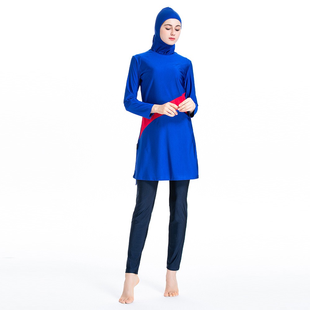 S 6XL Muslimah  Baju renang muslimah  three piece swimwear  