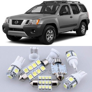 12 Xenon White Led Interior Light Package Kit For Nissan