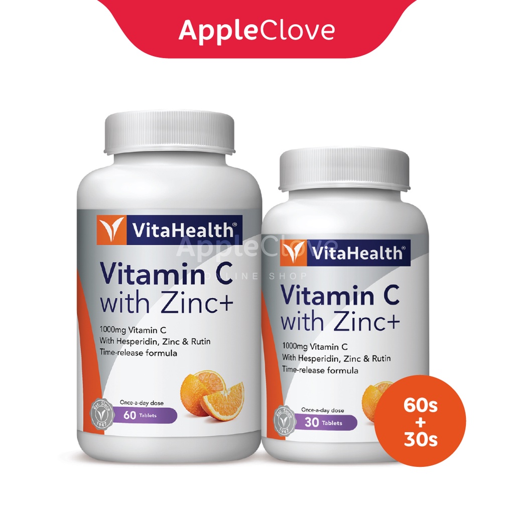 VITAHEALTH VITAMIN C WITH ZINC Shopee Malaysia