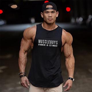 2019 New Undershirt Bodybuilding Gym Men Tank Tops Casual Fitness Sleeveless Brand Fashion Workout Muscle Singlets Vest