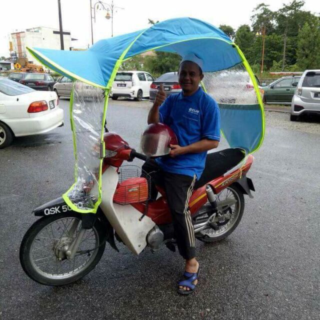 Payung Motor Rain Cover Motorcycle Umbrella Shopee Malaysia